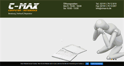 Desktop Screenshot of cmax-rs.de